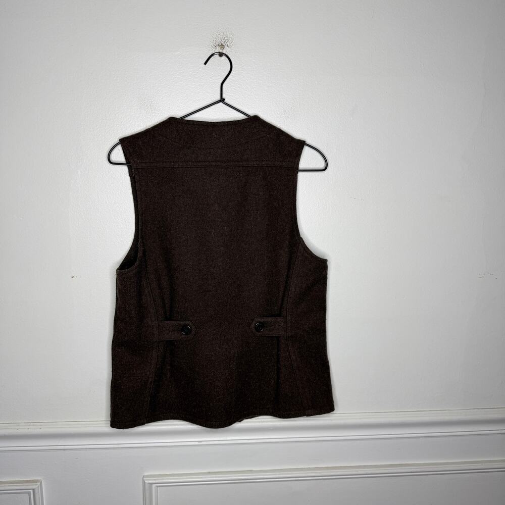 Filson Mackinaw Wool Brown Vest Mens Small - Picture 7 of 9